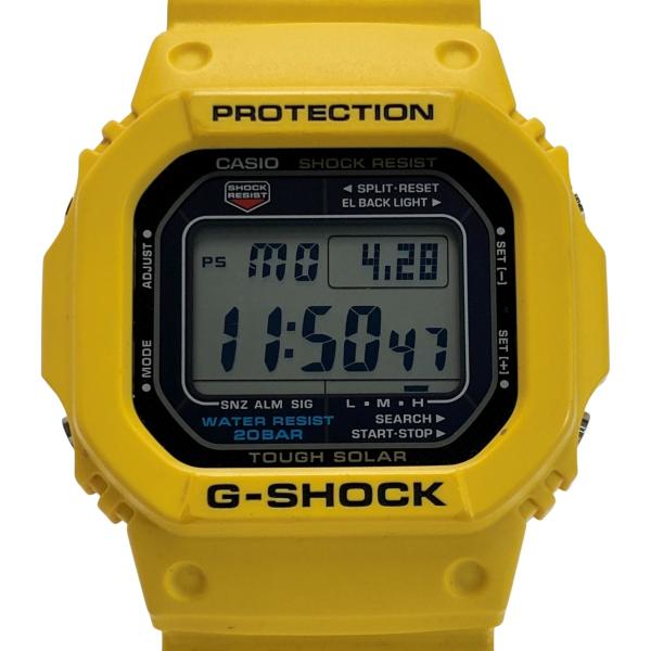 【未使用級】希少 カシオ G-SHOCK GW-M5600A イエロー CASIO（カシオ） G-SHOCK デジタル G-5600A-9JF イエロー ソーラー