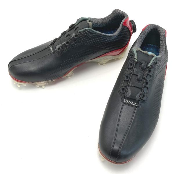 ☆☆FootJoy フットジョイ ゴルフシューズ D.N.A. Boa 53395J ブラック×レッド SIZE 26cm W26 メンズ FootJoy フットジョイ ゴルフシューズ D.N.A. Boa 53395J