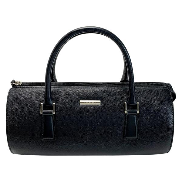 希少✨ Burberry バーバリー ミニボストン ブラウン系 レザー ドラム型 希少✨ Burberry バーバリー ミニボストン ブラウン系 レザー