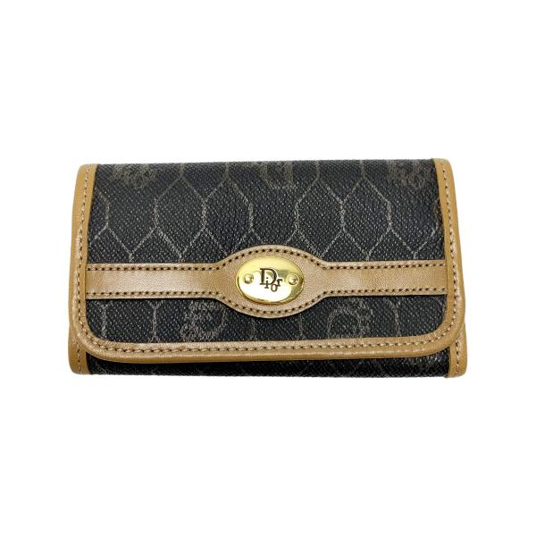 Christian Dior クリスチャンディオール 6連キーケース ダークグレー