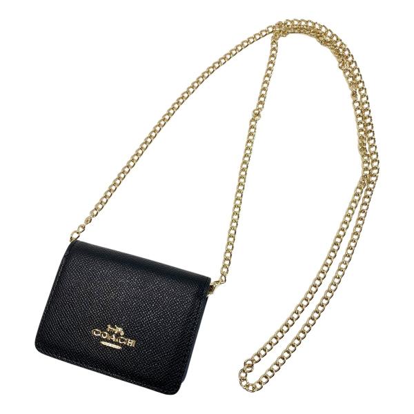 COACH（コーチ） ショルダーポーチ C0059 ブラック ストラップ付 傷や