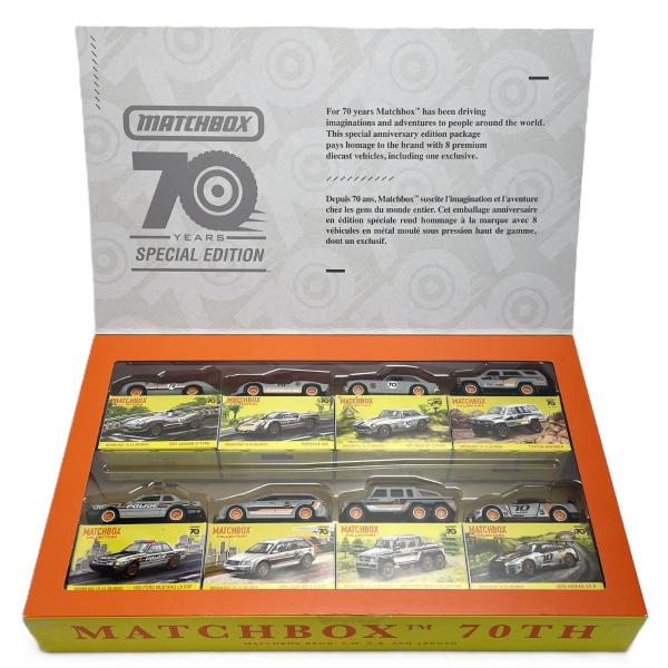 MATTEL MatchBox マッチボックス 70周年記念 コレクターセット 8台入り