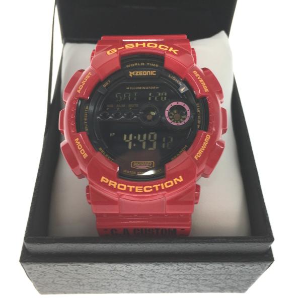 CASIO △△ カシオ G-SHOCK GD-100 レッド シャア・アズナブル