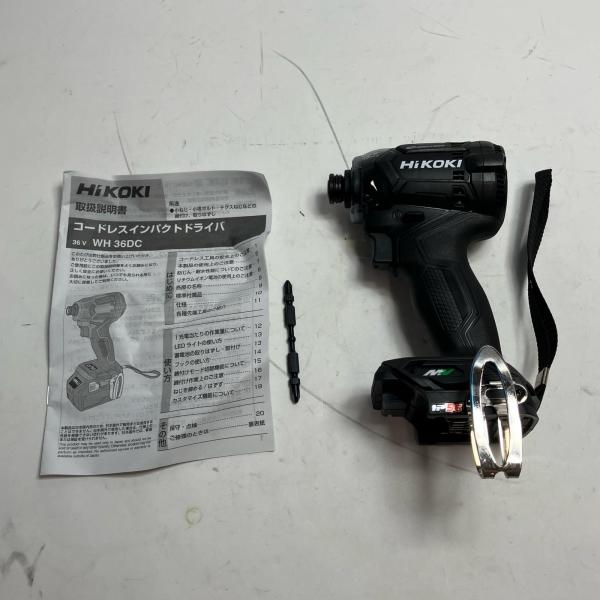 HiKOKI ハイコーキ 工具 インパクトドライバ WH36DC 本体のみ