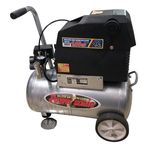 POWERSONIC オイルレスエアコンプレッサー APM-25L 傷や汚れあり