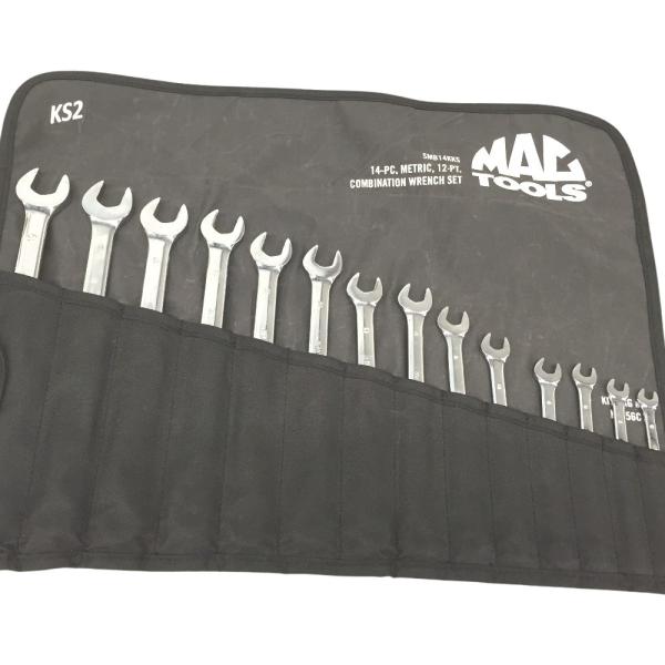 △△MAC TOOLS マック ツールズ 14Pc. KNUCKLE SAVER2 コンビネーションレンチ セット  SMB14KKS MAC TOOLS（マックツールズ） 14Pc. KNUCKLE SAVER2
