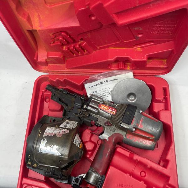 MAX マックス エア釘打ち HN-90 レッド ケース付 高圧 90mm MAX マックス エア釘打ち HN-90 レッド ケース付 高圧 90mm 傷や汚れ