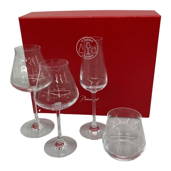 BACCARAT バカラ/マイシャトーバカラ 4客セット/Aランク/71【中古】 バカラ（Baccarat） △△ マイシャトーバカラ 4客セット 未使用に近い