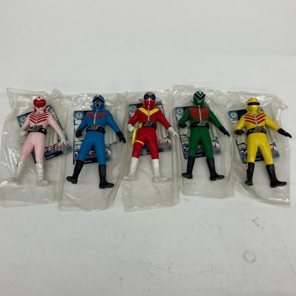 バンダイ ソフビ魂 秘密戦隊ゴレンジャー 5体セット 目立った傷や汚れ