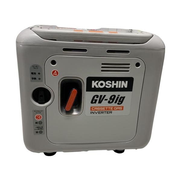 KOSHIN インバーター発電機 (本体のみ) GV-9ig ホワイト 目立った傷や