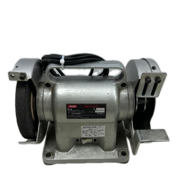 RYOBI リョービ 両頭グラインダー 本体のみ コード式 100v G-6 ライトグレー 傷や汚れあり