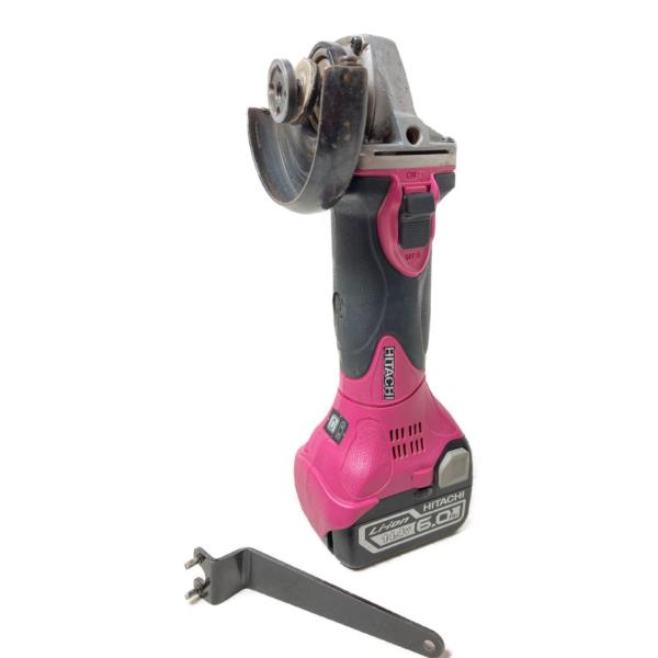 中古】日立 ディスクグラインダー14.4V G14DBBVL ケース・充電器・6.0