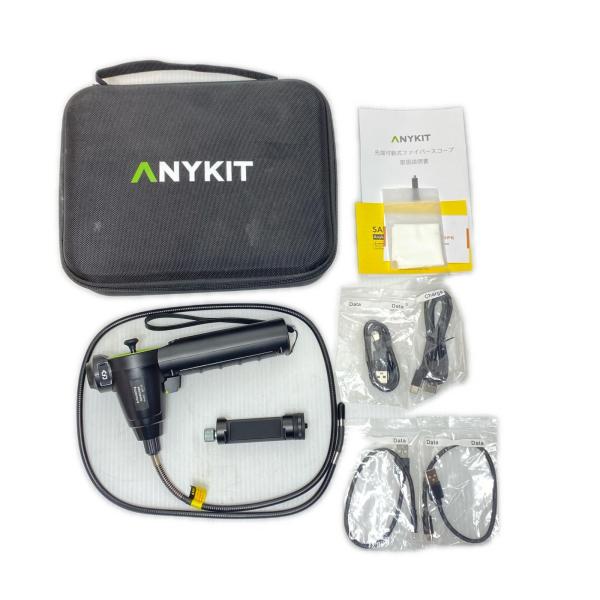 ANYKIT 先端可動式ファイバースコープ 取説・ケーブル4本・スマホ