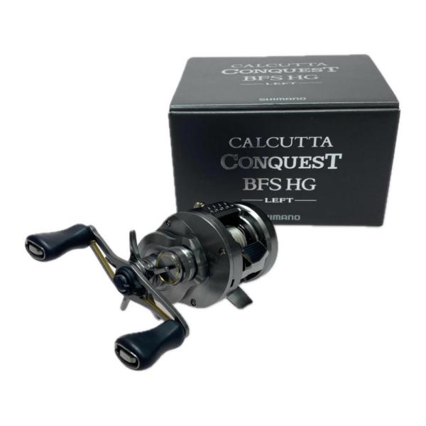 SHIMANO - §§SHIMANO シマノ 23カルカッタコンクエストBFS HG 045690 ベイトリール 程度B 箱付 SHIMANO シマノ 23カルカッタコンクエストBFS HG 045690 ベイト
