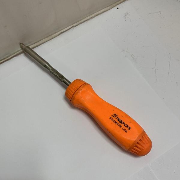 ♭♭ Snap-on スナップオン ラチェットドライバー ビット3個付 SSDMR4B