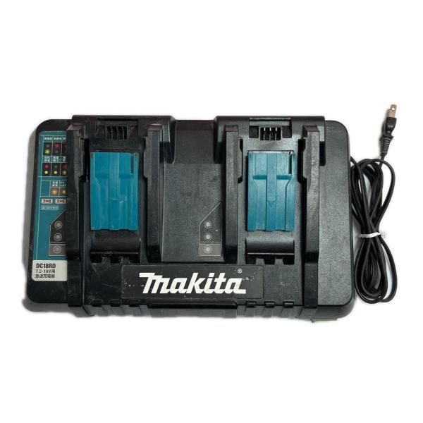 MAKITA マキタ ２口急速充電器　本体のみ コード式 100v　キズ・ヨゴレ有 DC18RD ブラック