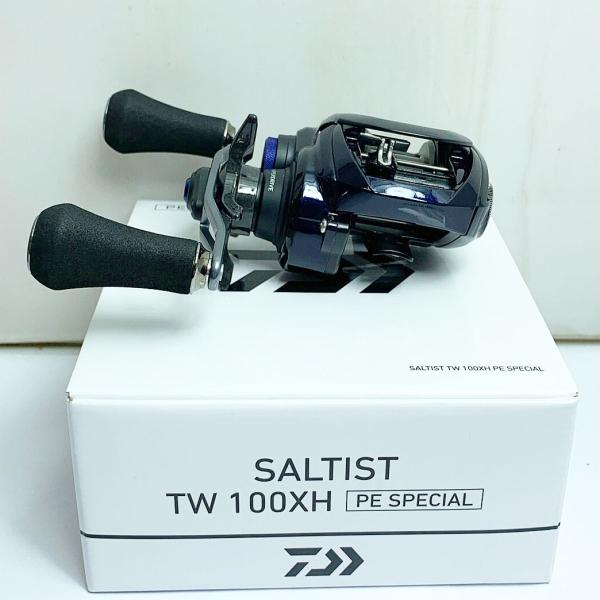 DAIWA - ★★DAIWA ダイワ 23ソルティスト TW 100XH PEスペシャル 箱・取説付 ベイトリール 00631034 (352577) DAIWA ダイワ 23ソルティスト TW 100XH PEスペシャル 箱・取説付