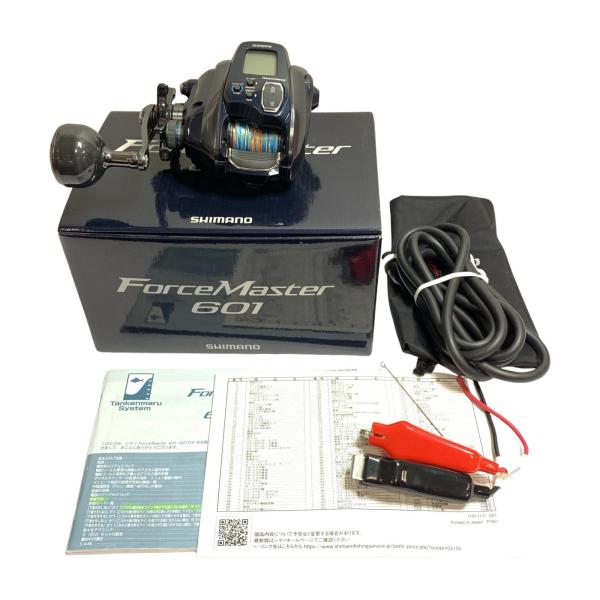 SHIMANO シマノ 20フォースマスター601 電源コード 箱・取説付 電動