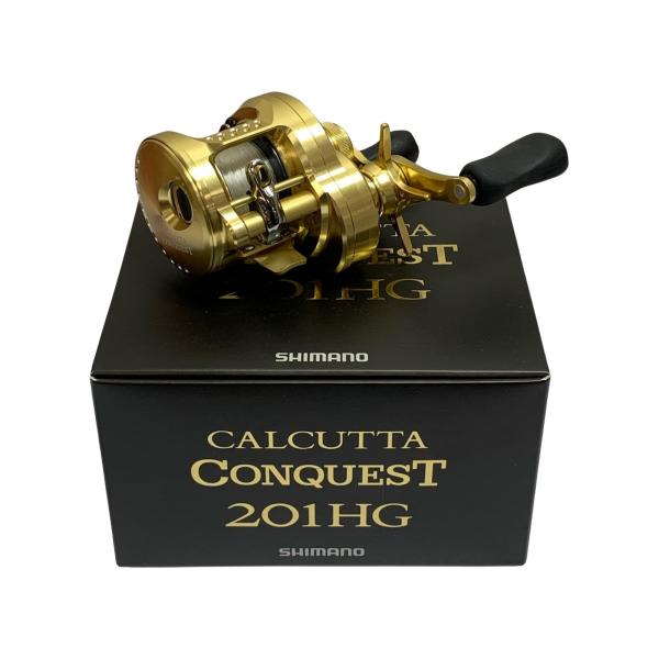 ★★SHIMANO シマノ 21カルカッタコンクエスト 201H ベイトリール　箱付 04239 SHIMANO シマノ 21カルカッタコンクエスト 201H ベイトリール 箱付