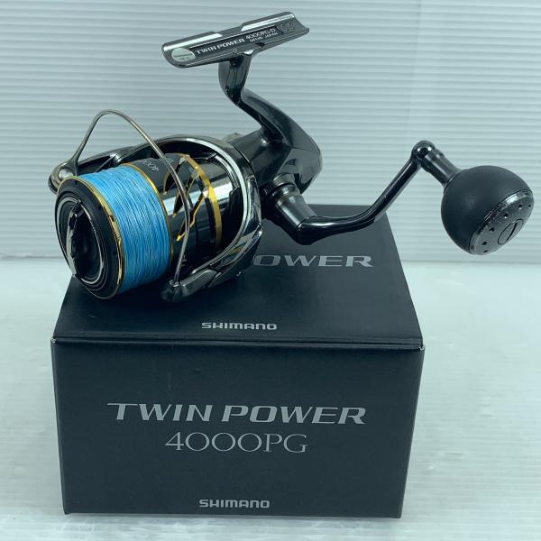 ττ SHIMANO シマノ スピニングリール 箱付 20ツインパワー 4000PG