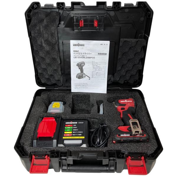 ЗЗ UBERMANN ウーバマン 18V インパクトドライバ 充電器 バッテリー×2 