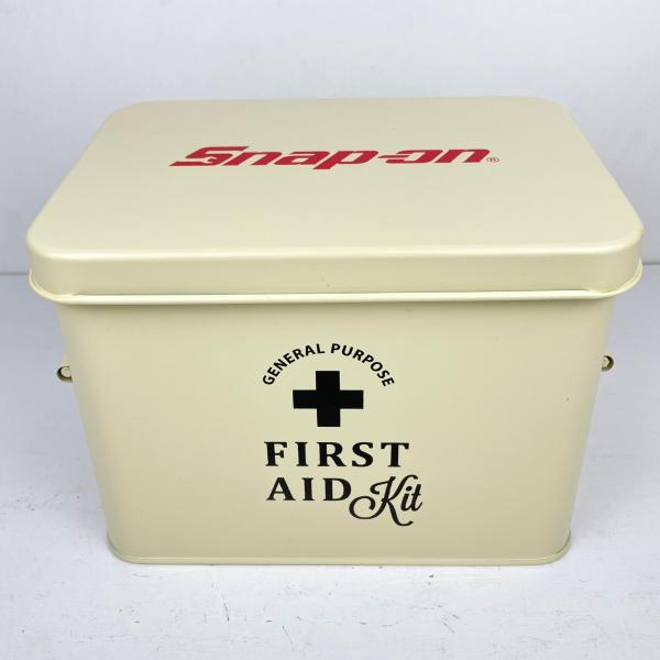 ЗЗSnap-on スナップオン 16×22.5×17cm 救急箱 本体のみ END1380FABI アイボリー ЗЗ Snap-on スナップオン 16×22.5×17cm 救急箱 本体のみ END1380FABI
