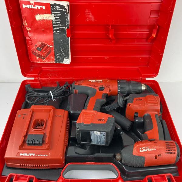 HILTI SID-144A バッテリー式インパクトドライバー 充電器 バッテリー2個 bigban_1033000080948