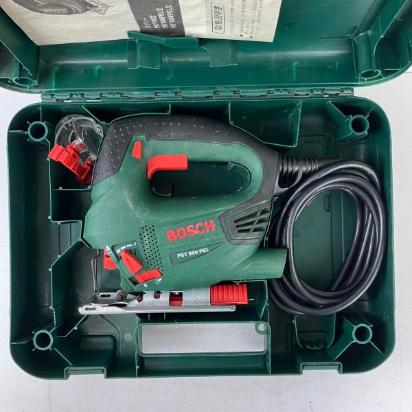 BOSCH ボッシュ ジグソー PST800PEL グリーン ケース付 コード式 ЗЗ BOSCH ボッシュ 100v ジグソー ケース付 PST800PEL グリーン 傷や
