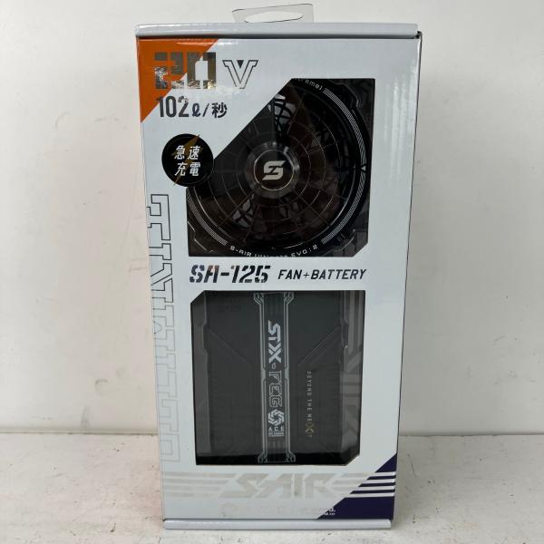 ЗЗシンメン株式会社 20v 3350mAh ファンバッテリー付フルセット S-AIR SA-125 RE7 06BK ブラック ЗЗ シンメン株式会社 20v 3350mAh ファンバッテリー付フルセット S-AIR