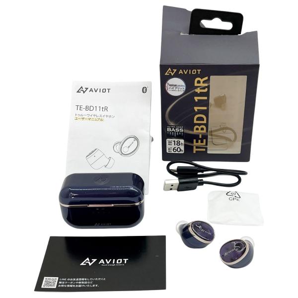 【未開封】AVIOT ワイヤレスイヤホン　TE-BD11tR 未使用 ◇◇ AVIOT ヘッドホン ワイヤレスイヤホン TE-BD11TR 目立った傷や