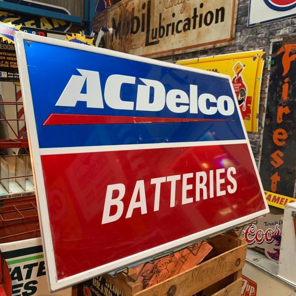 AC Delco BATTERIES ACデルコ 標識 ガレージ アメリカン | www.jarussi