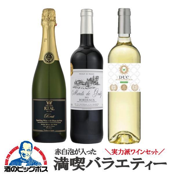 ワインセット ミックス wine 送料無料 全部金賞 満喫バラエティー 赤白