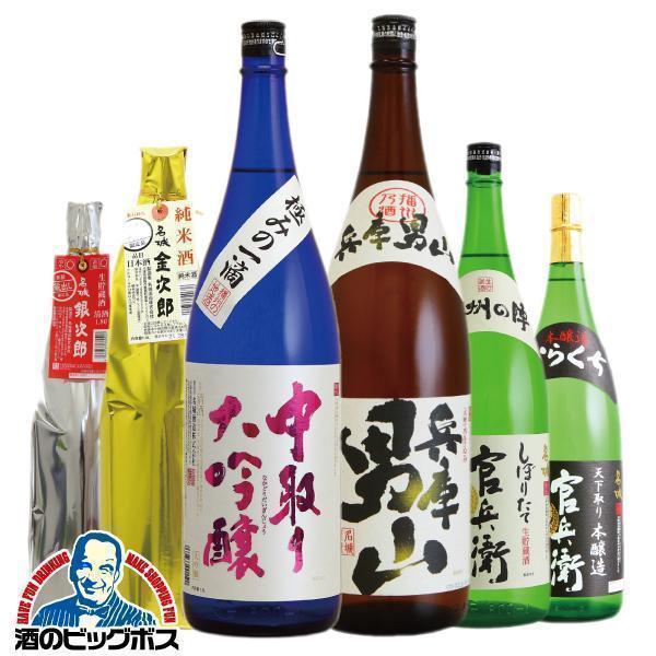 日本酒セット 一升瓶 送料無料 名城 最強6本飲み比べセット 1800ml×6本