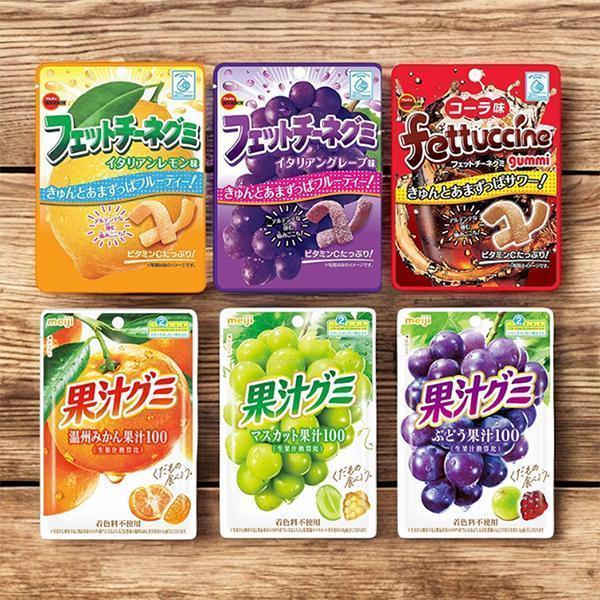 グミ キャンディ お菓子 送料無料 6種類セット 果汁グミ