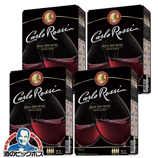 ワイン Wine 箱 3l 大容量 赤 送料無料 カルロ ロッシ ダーク カルロロッシ 1ケース 3l 4本 3000ml バッグ イン ボックスオーストラリア 004 Fsh 酒のビッグボス 通販 Paypayモール