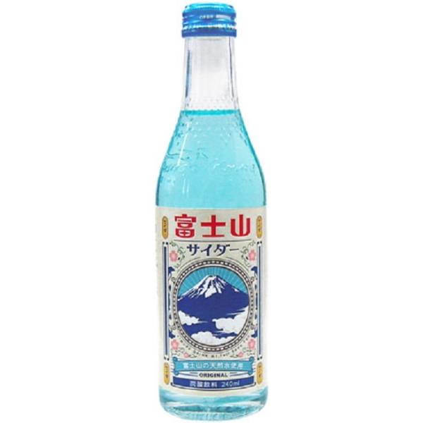 木村飲料 富士山サイダー 240ml瓶×20本（1ケース）(020) 『HSH』 : 酒