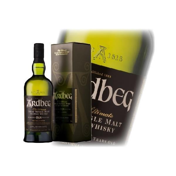 ARDBEG（アードベッグ） 10年 700ml 46度 正規品 : 酒のビッグボス