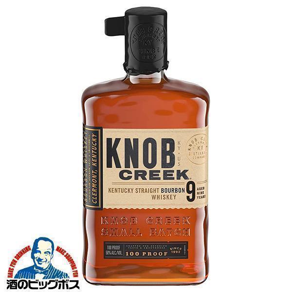 KNOB CREEK 9年 バーボンウイスキー 750ml ウイスキー ノブクリーク 9年 50度 750ml×1本 正規品 : 酒のビッグボス