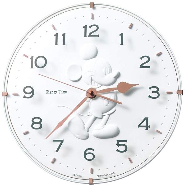 Seiko セイコー クロック 掛け時計 キャラクター時計 Disney ディズニー ミッキー ステップセコンド 白 ホワイト Fw5w Bigboys 通販 Paypayモール