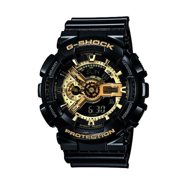 国内正規品 CASIO G-SHOCK カシオ Gショック 樹脂バンド 20気圧防水 メンズ腕時計 GA-110GB-1AJF
