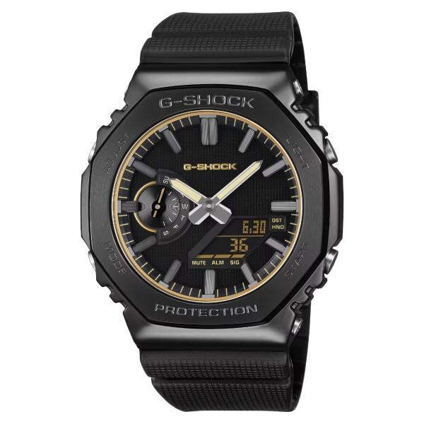 国内正規品 CASIO G-SHOCK カシオ Gショック アナデジ LUXE BLACK ショックレジスト 20気圧防水 メンズ腕時計 GM-2100LXB-1A9JF