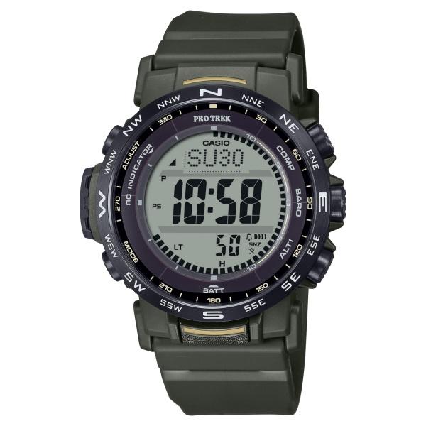 CASIO カシオ 腕時計 PRO TREK プロトレック Climber Line PRW-35Y-3BJF ブラック カーキ系 樹脂（バイオマス）／ステンレススチール メンズ デジタル 美品 PRO TREK 国内正規品 CASIO カシオ プロトレック Climber Line