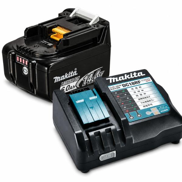 マキタ 純正 BL1460B 1個 + DC18RF 急速充電器 バッテリー セット 14.4V 6.0Ah 国内正規品 makita TD172 TD173 BL1830 BL1860B 対応