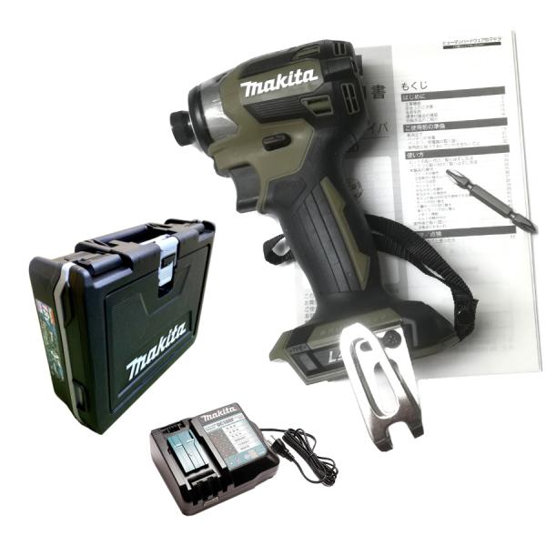 マキタ 純正 インパクトドライバー TD173DZO 本体 充電器 ケースセット オリーブ DC18RF バッテリー 対応 makita
