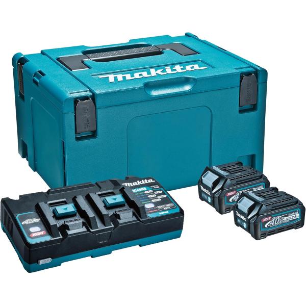 マキタ 純正 パワーソースキットXGT4 A-71984 40V 2.5Ah BL4025 バッテリ2本・DC40RB 充電器・ケース付 40Vmax makita