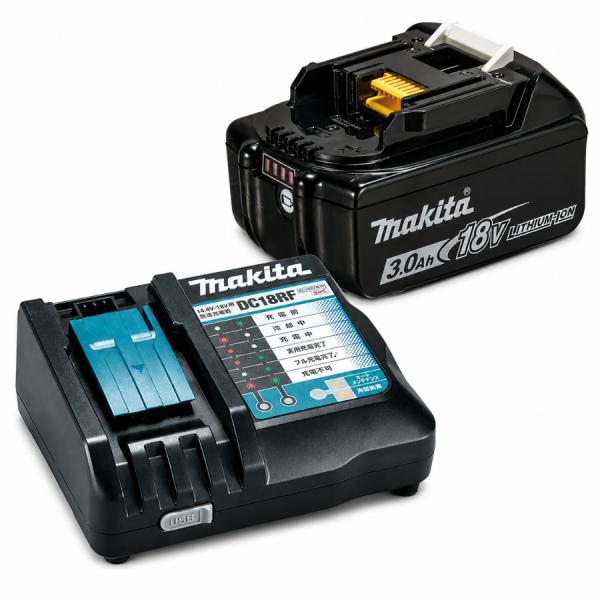 マキタ 純正 BL1830B 1個 + DC18RF 急速充電器 バッテリー セット 18V 3.0Ah 国内正規品 A-60442 makita TD172 TD173 BL1860 BL1850 BL1460B 対応