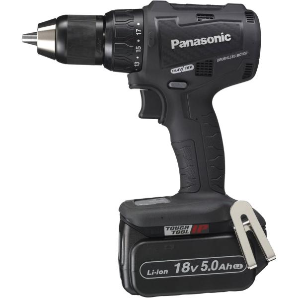 パナソニック EZ79A2LJ2G-B フルセット 振動ドリル＆ドライバー (黒) 18V 5.0Ah 電池パック・充電器・ケース付 EZ79A2 ブラック panasonic