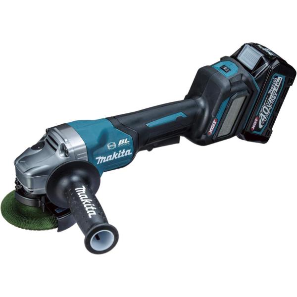 マキタ 純正 GA019GRMX フルセット 100mm ディスクグラインダ 40Vmax 4Ah バッテリ2本・充電器・ケース付 makita