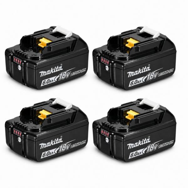 マキタ（makita） BL1860B 純正 バッテリー 18V 6.0Ah 4個