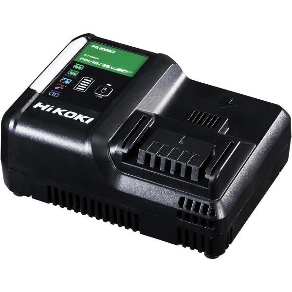 ハイコーキ 急速充電器 UC18YDL2 純正 リチウムイオン電池 14.4V 18V 対応 USB充電端子付 バッテリー別売 HiKOKI